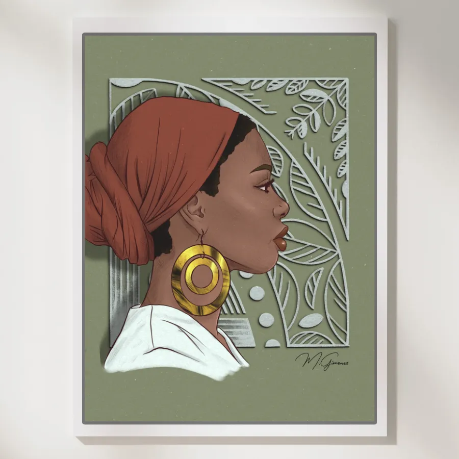 Ilustración «Black Magic Woman» — M. Giménez